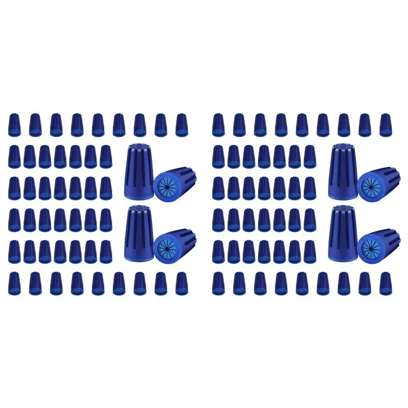 

ABVJ-100PCS Waterproof Wire Electrical Connectors, Outdoor Seal Electrical Twist Caps Cable Terminal Connector, 22AWG-12AWG