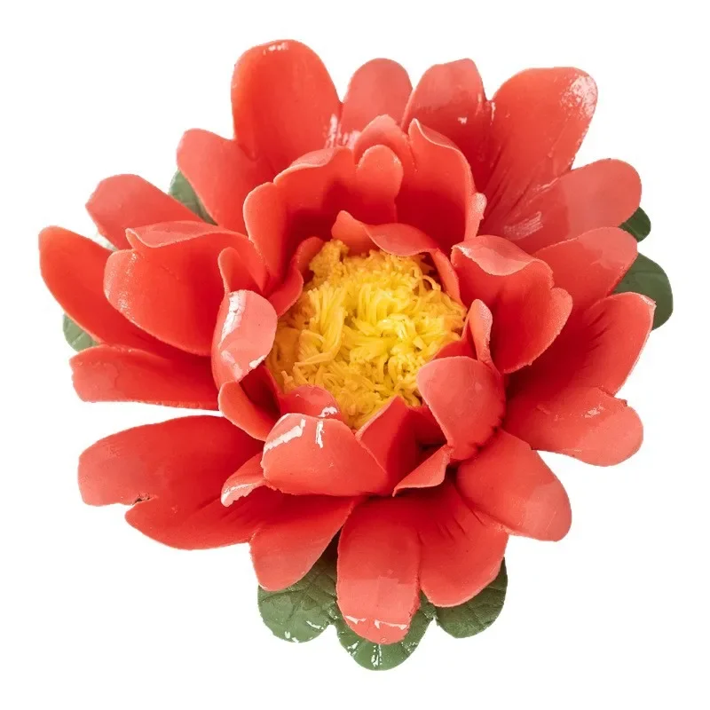 Ceramic peony sunflower ornament, bouquet,  fake living room silk  ornament, f arrangement decoration