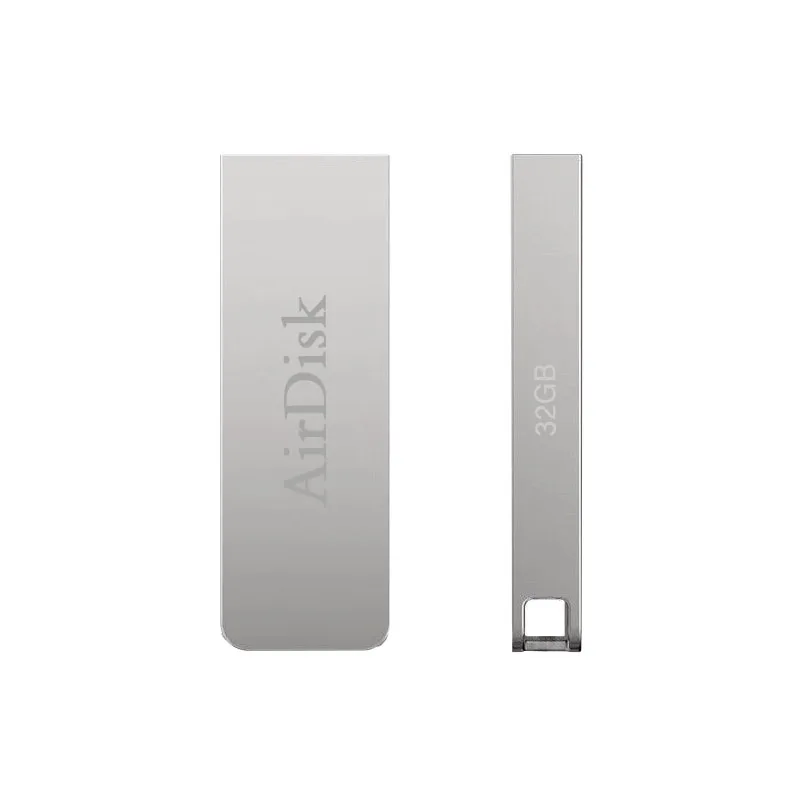 Unidad Flash USB 2,0 de alta velocidad, Pendrive de Metal para PC de mesa, 32GB, 2,0