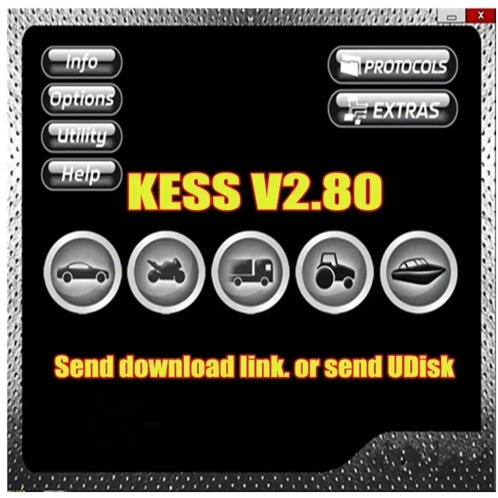 Ksuite 2.80 يعمل مع أداة مبرمج KESS V2 V5.017 ECU لسيارة شاحنة دراجة جرار قارب إصلاح RSA خطأ برنامج تشخيص السيارات