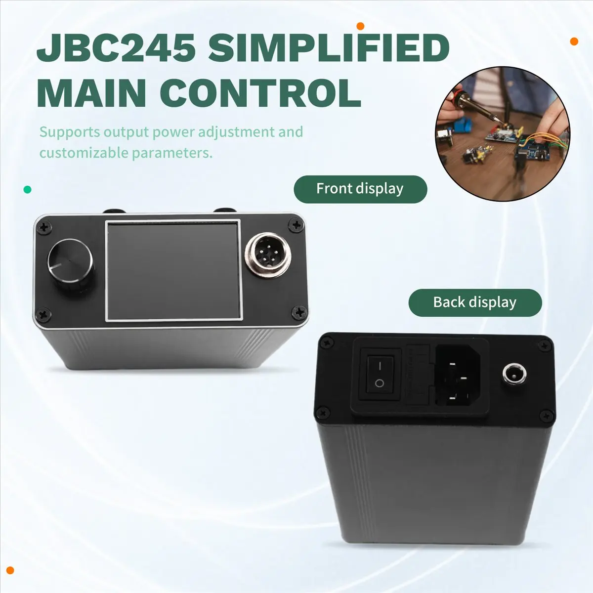 DT81 New Simplified Main Control JBC245 210 T12 Universal Welding Platform Control Board DC 12-26V