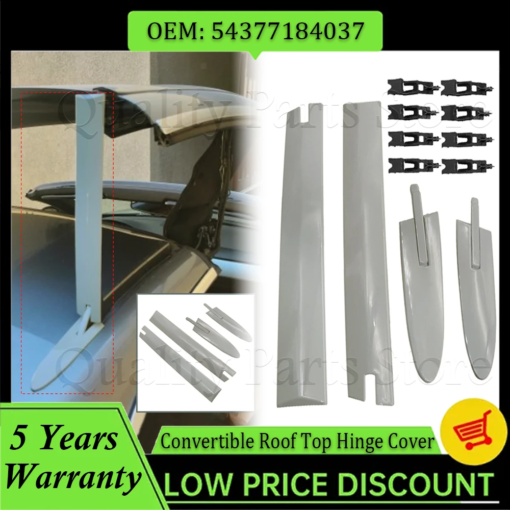 Convertible Roof Top Decorative Hinge For BMW 3 4 Series 430 F33 M3 F83 M4 E93 54377184038 54377184048 54377184037 54377184047