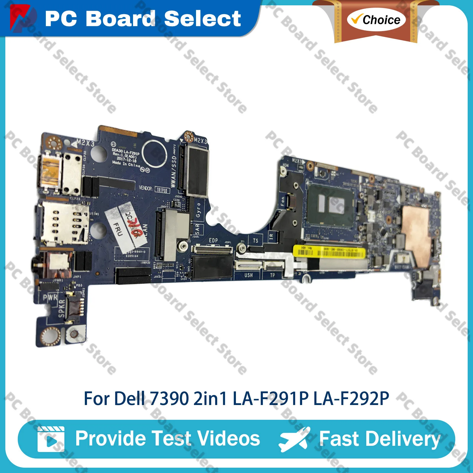 laptop-motherboard-for-dell-latitude-13-7390-2in1-dda30-la-f291p-cn-02pk0w-071v71-0441wf-041m0m-0xmnm2-100-fully-tested