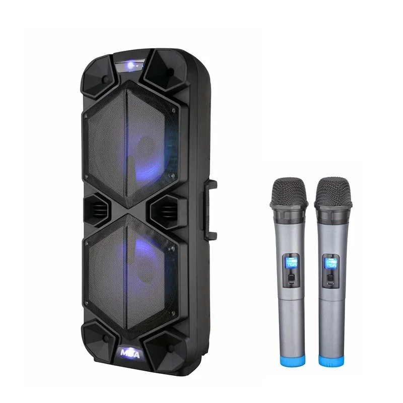 

big power 1000W dual 15 Inches Big power Professional stage battery powered karaoke speaker ,big party speaker