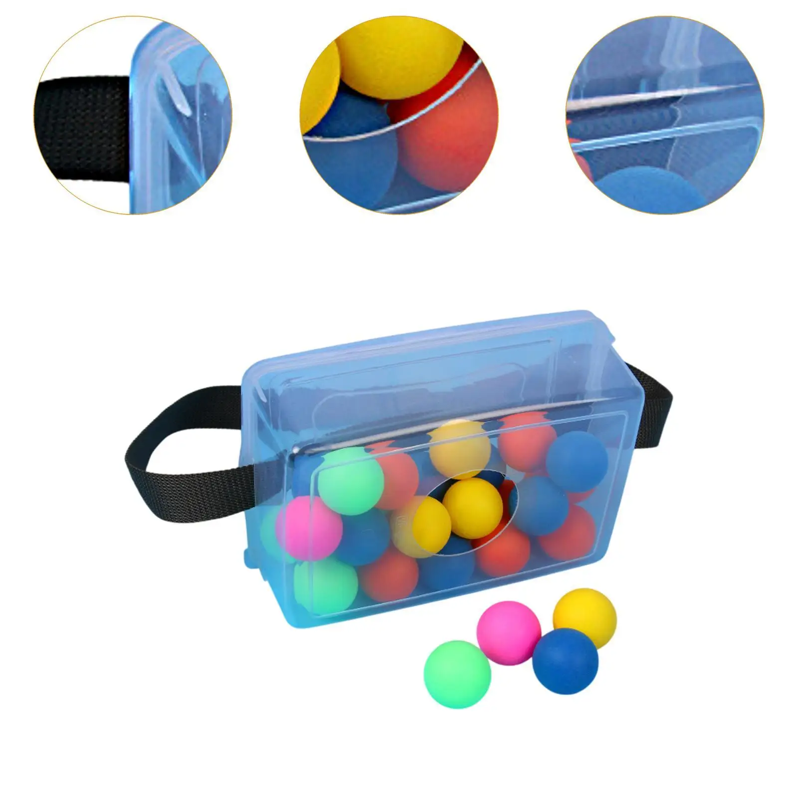 Shaking Balls Game Box Coordination Ability Adjustable Strap Fun Sports Toy Party Games for Yard Outdoors Easter Carnival Family