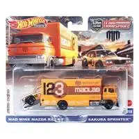 Hot Wheels MAD MIKE MAZDA RX3 GT & SAKURA SPRINTER 1/64 Diecast Vehicles FLF56-58-HKF44