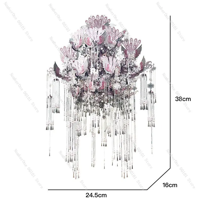 Phoenix Crown Metal Puzzle Model | Handmade Creative Toys for Ornaments and Gifts