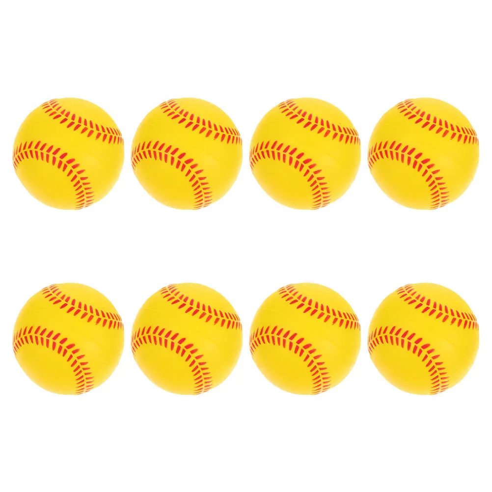 

8Pcs Small Training Baseballs Safe Portable Practice Balls for Outdoor Sports Baseball Small Training Baseball