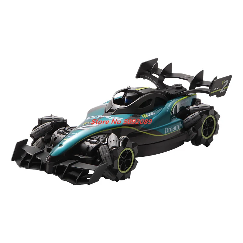 37CM Large RC F1 Formular Drift Car 2.4G Watch Control RC Racing Car Vehical Music Lighting 4WD Drift Spray Smoke Stunt Car Gfit