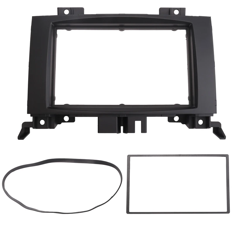 Car Radio Casing Frame 2 Din Fascia for Mercedes Benz VW LHD New Arrivals in Stock