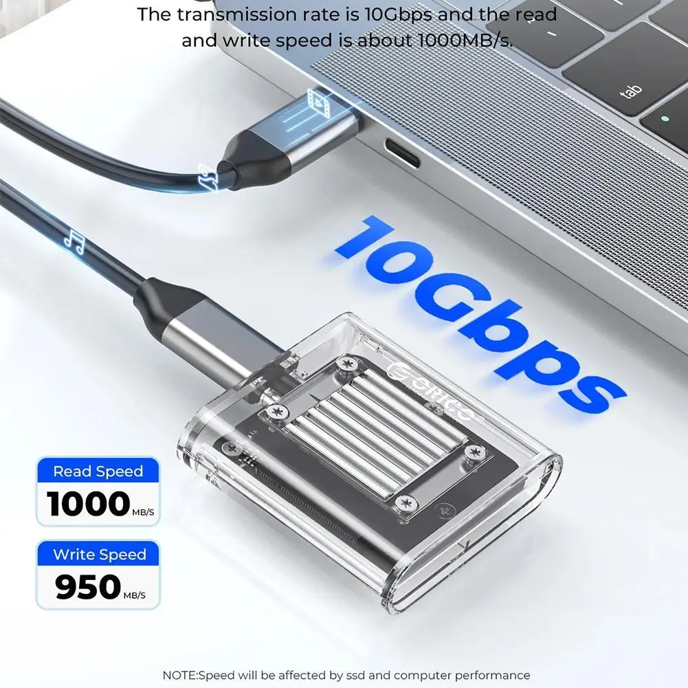

Внутренний прозрачный внешний адаптер M.2 SSD, NVME, 10 Гбит/с