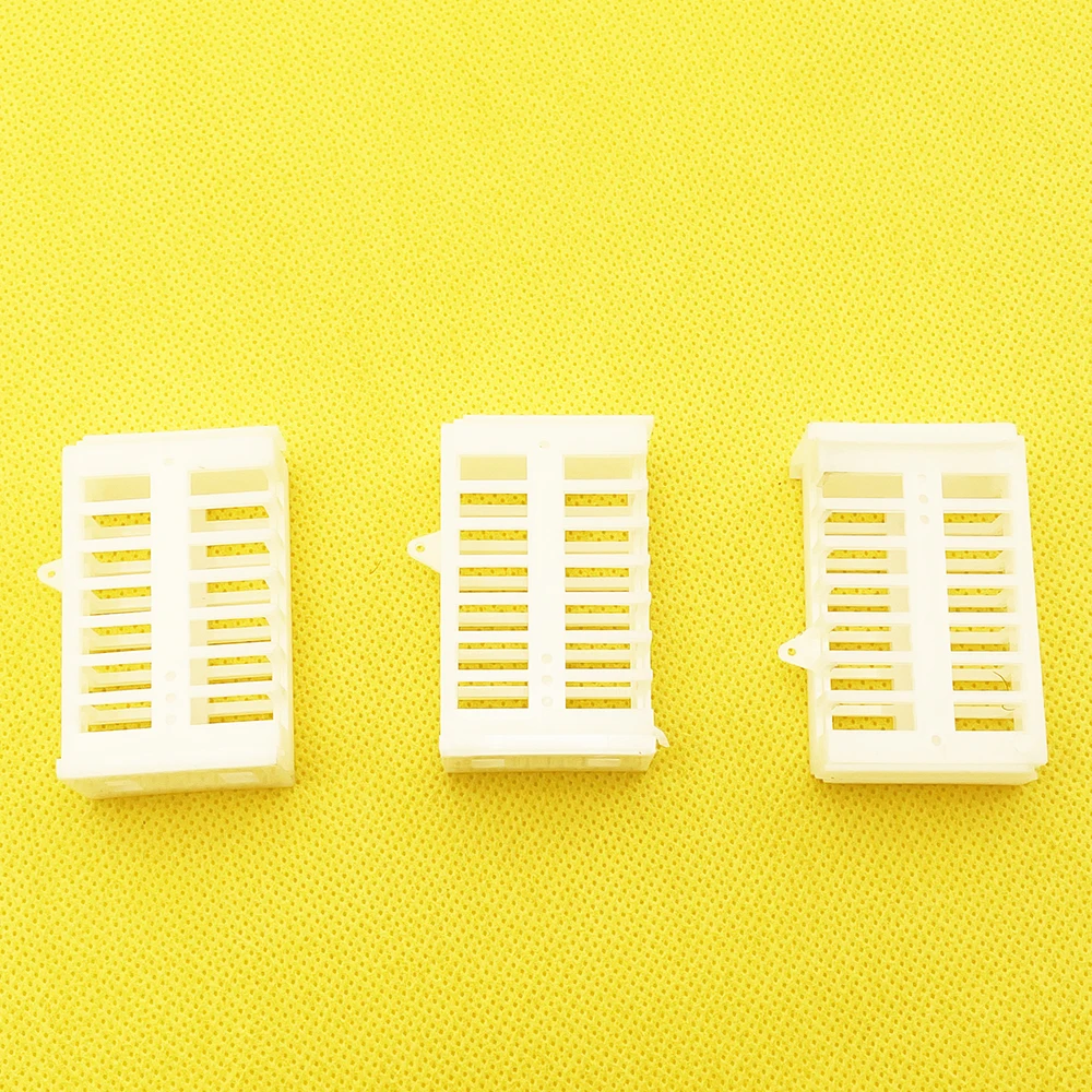 20PCS Bee Prisoner Virgin King Introduction Cage Apiculture Multifunctional Pull Type Drawer Tools Supplies  Beekeeping Plastic