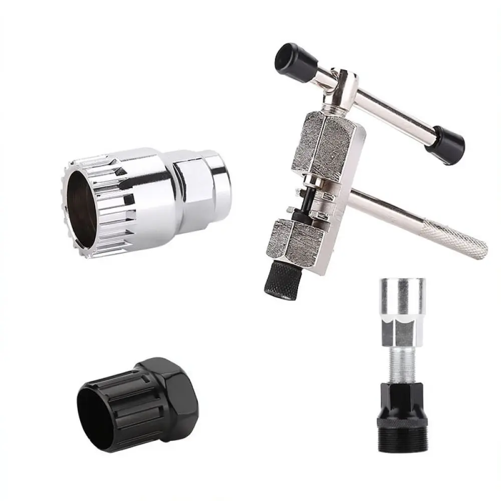 Comprehensive Bicycle Repair Kit Cycling Gear Maintenance Tool Set Chain Breaker Crank Puller Freewheel Remover Set