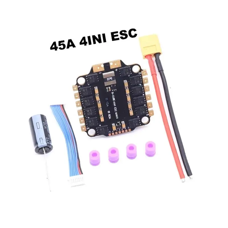 H743 Flight Control 45A 4INI ESC VTX1600 3-6S FPV Stack Dual BEC 30.5Mmx30.5Mm For RC FPV Racer Drone