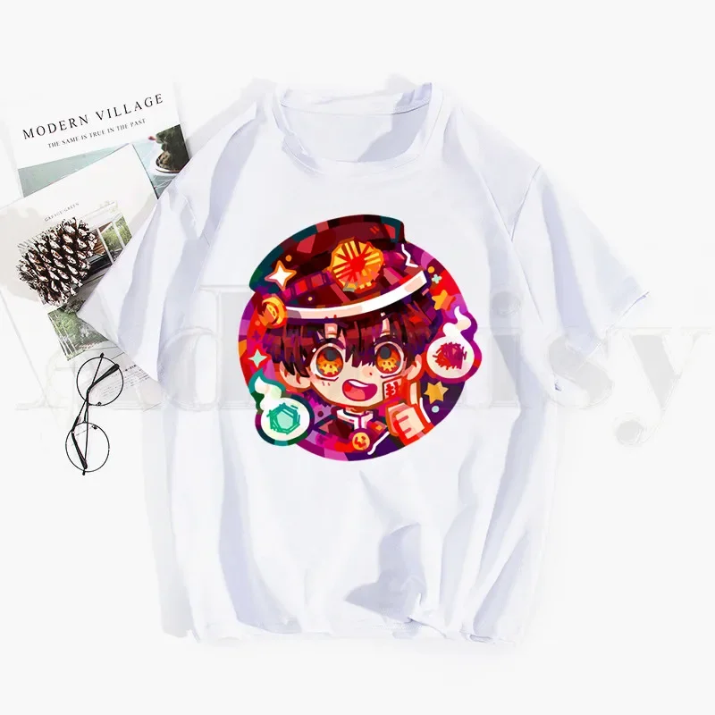 

Hanako-Kun Jibaku Shounen Nene Yashiro Hanako Kun Tshirt Hip Hop Girl Print Top Tees Harajuku Tshirts Men Fashion Summer T-shirt