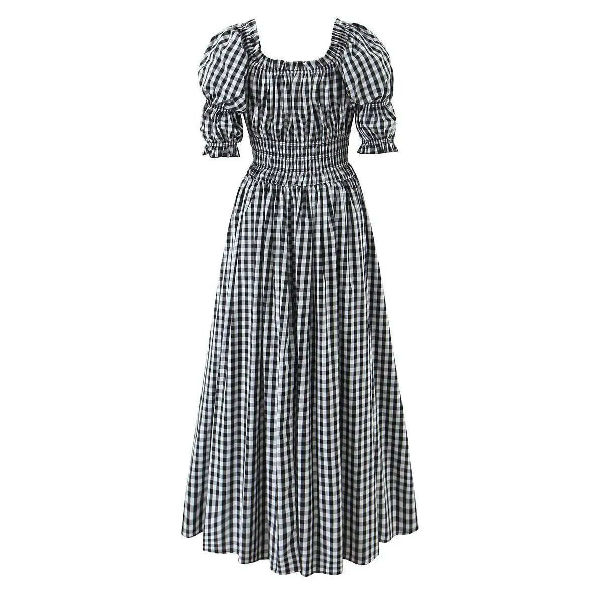 เสื้อสเวตเตอร์ผู้หญิงดีไซน์ใหม่สไตล์คันทรีลายสก็อตทรงตรงยาวเข้ารูปทรงสลิมลำลองสำหรับฤดูใบไม้ร่วง JNLEAOG