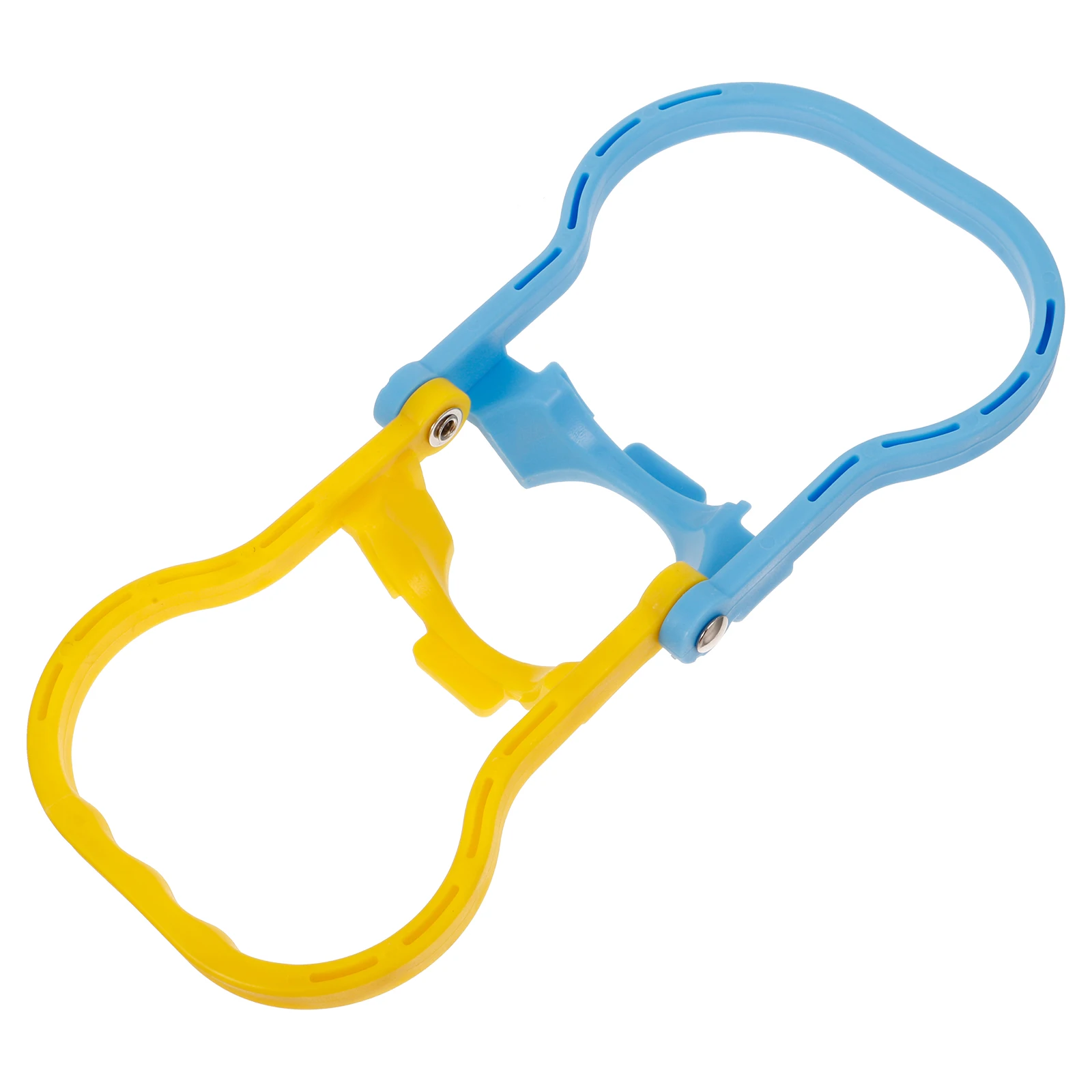 

Plastic Water Bucket Lifter Large Blue Yellow Handle Home Office Smooth No Burrs Carry Gallon Tools Reliable Bottle Kitchen