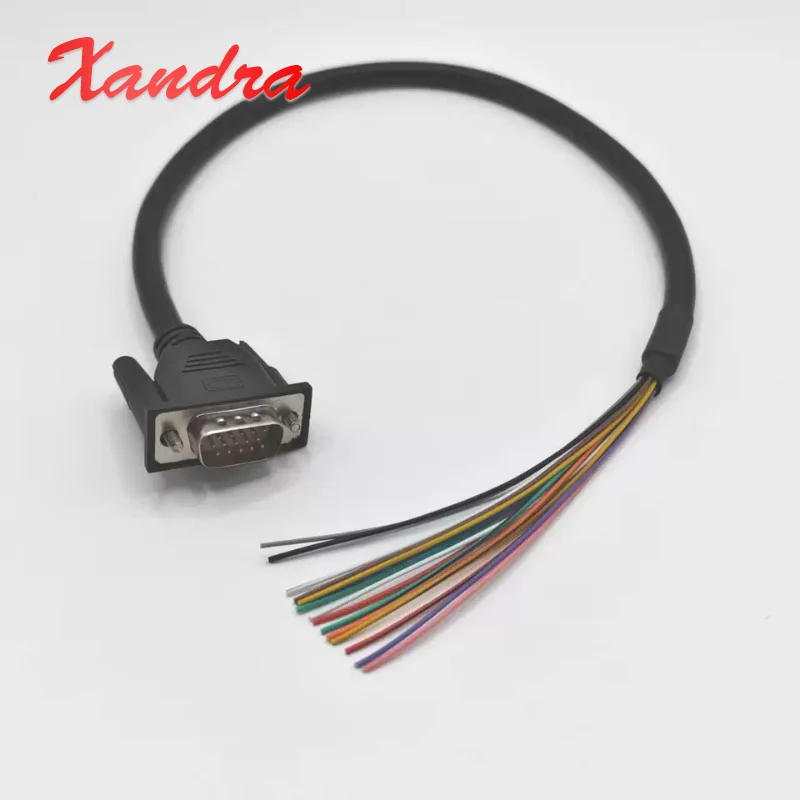 Industrial 3 Row DB15 Connection Terminal Line DB 15 Pin Servo IO Signal Cable Serial/Parallel Cord Male Female Single Head Wire