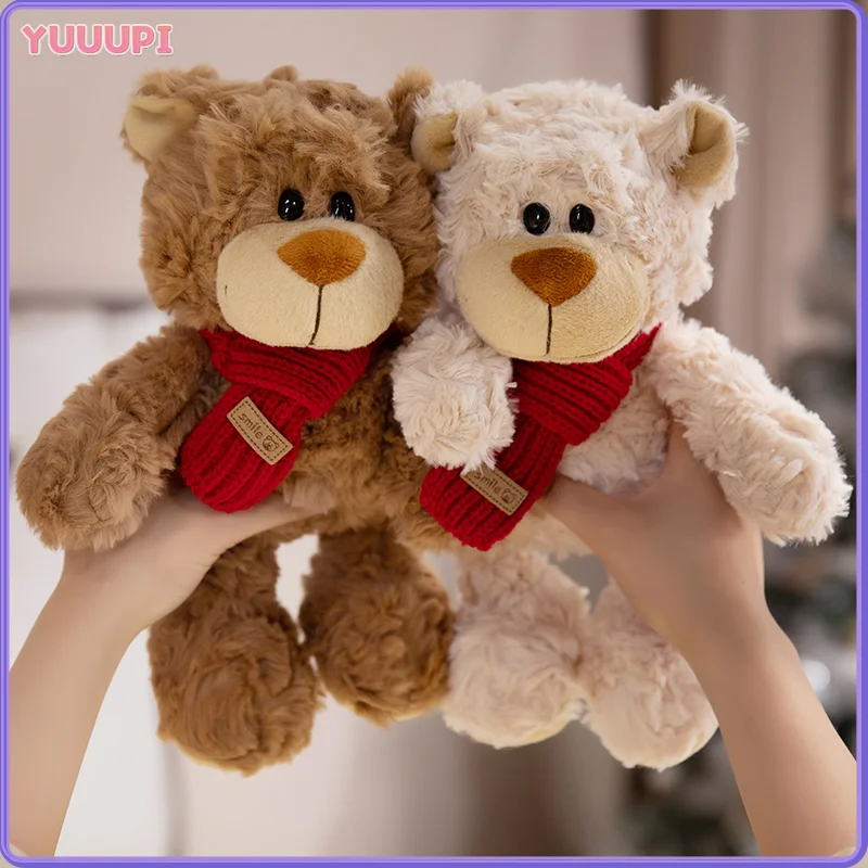 

Hot Classic Teddy Bear Plush Toys Henny Bear Scarf Bear Pillow Stuffed Dolls Kids Girls Lover Gift Back to School Birthday Gifts