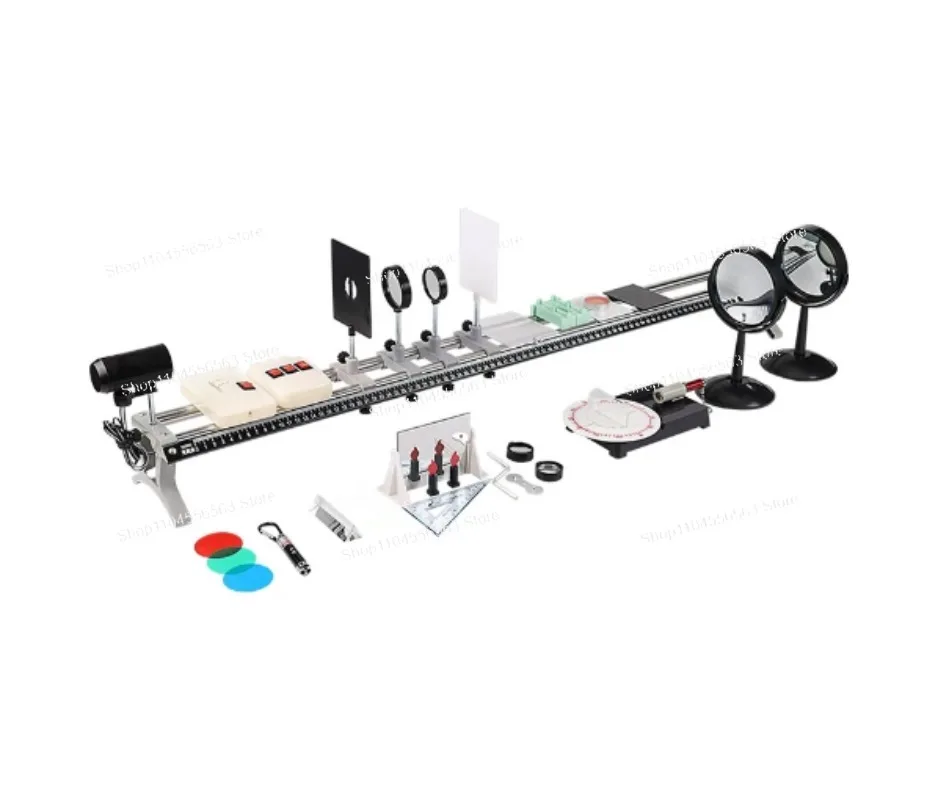 Optical Experiment Kit Triangular Prism Convex Lens Concave Mirror Dial Three-Line Semiconductor Laser Physics