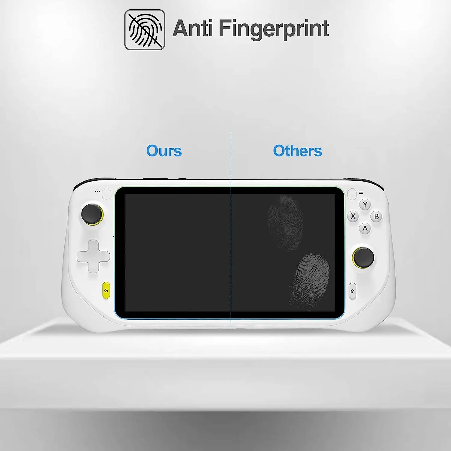 واقي شاشة من الزجاج المقسى فائق الدقة ، حافة مستديرة ، واقي مضاد للخدش لـ Logitech G Cloud ، لعبة 7 بوصة ، 3 حزم