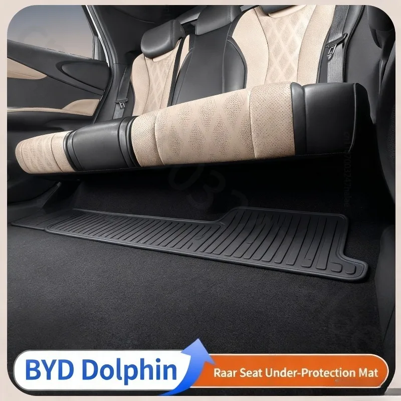 Rear Seat Under Seat Anti Kick Pad Scratch Resistant Dustproof Waterproof Easy Clean Accessory For BYD Dolphin EV 2023-2026