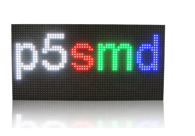 HJY P5 Indoor RGB LED Display Module 1800cd High Color Rendering Commercial Advertising Screen