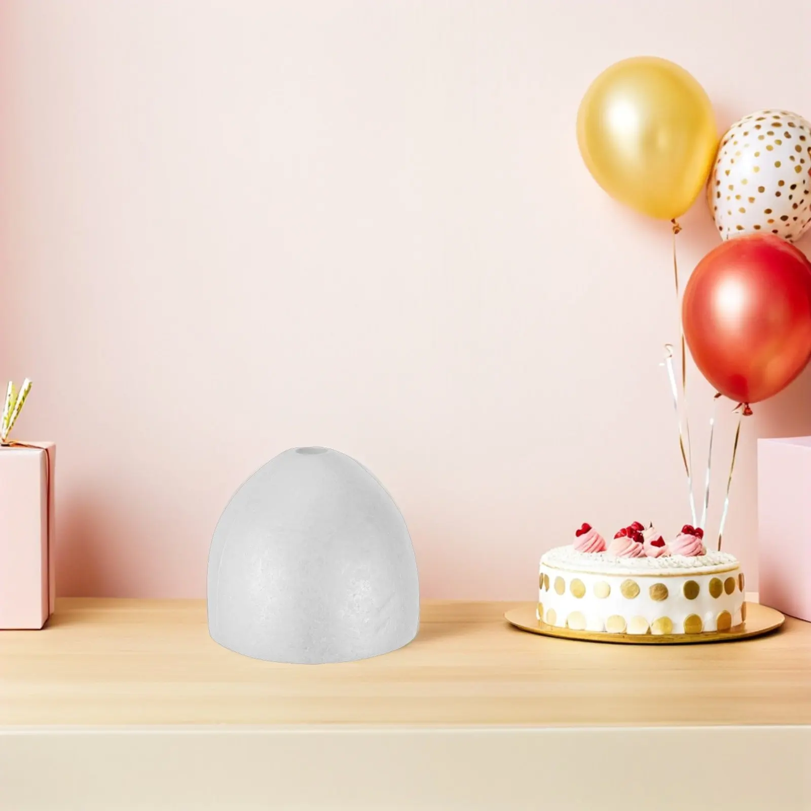 Creative Princess Dummy Foam Block 18x18cm Smooth White Surface Easy Decoration Baking Practice Fake Cake Display