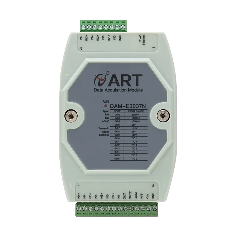 Network Interface Thermistor PT100 Acquisition DAM-E3046N Thermocouple Acquisition DAM-E3037N