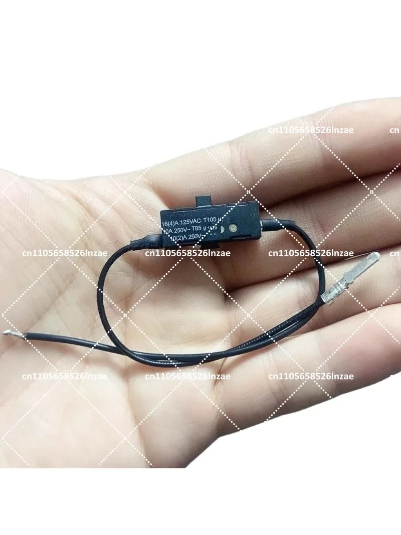 5pcs Hair Dryer Power Switch with Wire Toggle Sliding Push Plate for DIY Replacement