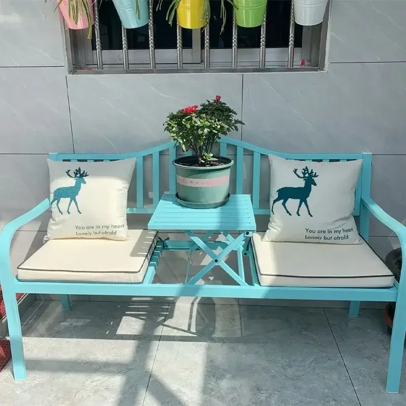 Balcony table and chairs three-piece outdoor chair