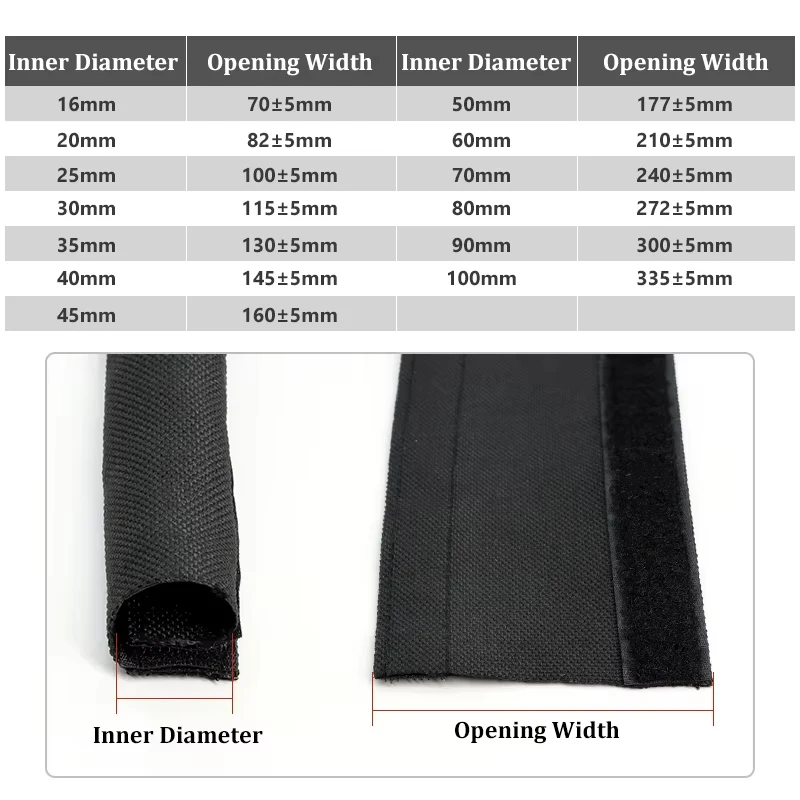 1-5m Self-adhesive PET Braided Cable Sleeve 16mm - 100mm Flame Retardant Insulated Wire Harness Wrapped Protective Nylon Sheath