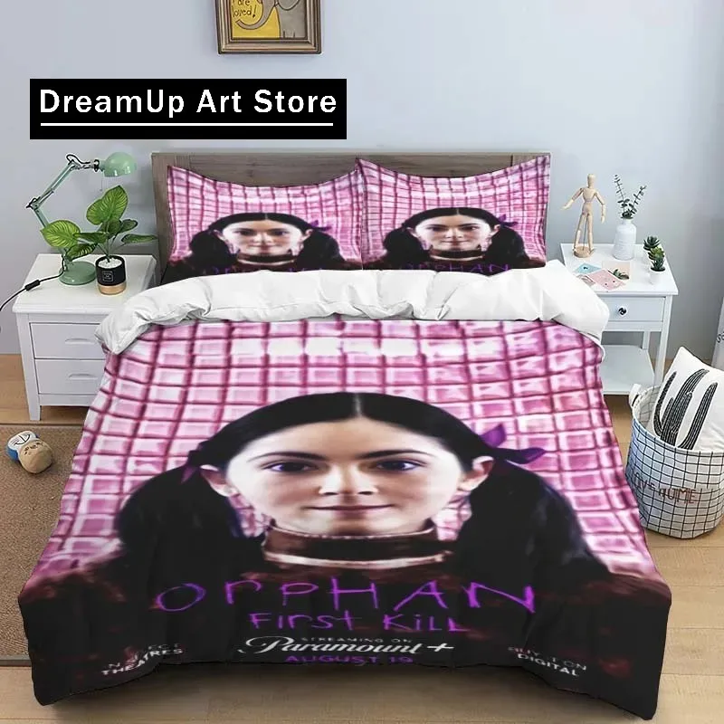 Horror Film O-Orphan Sheets Quilt Covers Bedding Dormitory Sheets Three-piece Bedding Set Three-piece Soft Warm Bedding Set