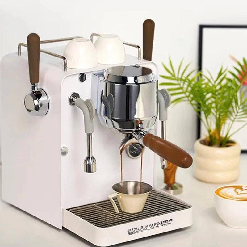 

Small Stainless Steel Espresso Coffee Machine Semi-Automatic for Home Office Electric Power Source Concentrated Application