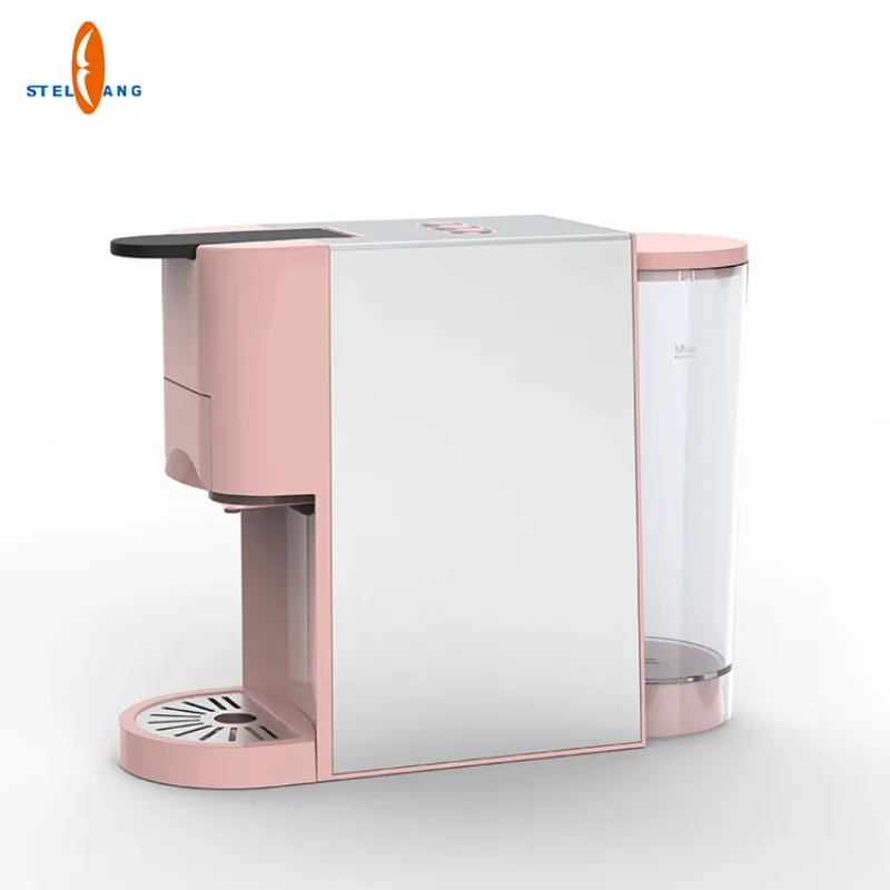 Intelligent Library Stainless Steel DG Capsules Coffee Poweder Coffee Pod 3 In 1 CompatibilityCoffee Maker For Househol