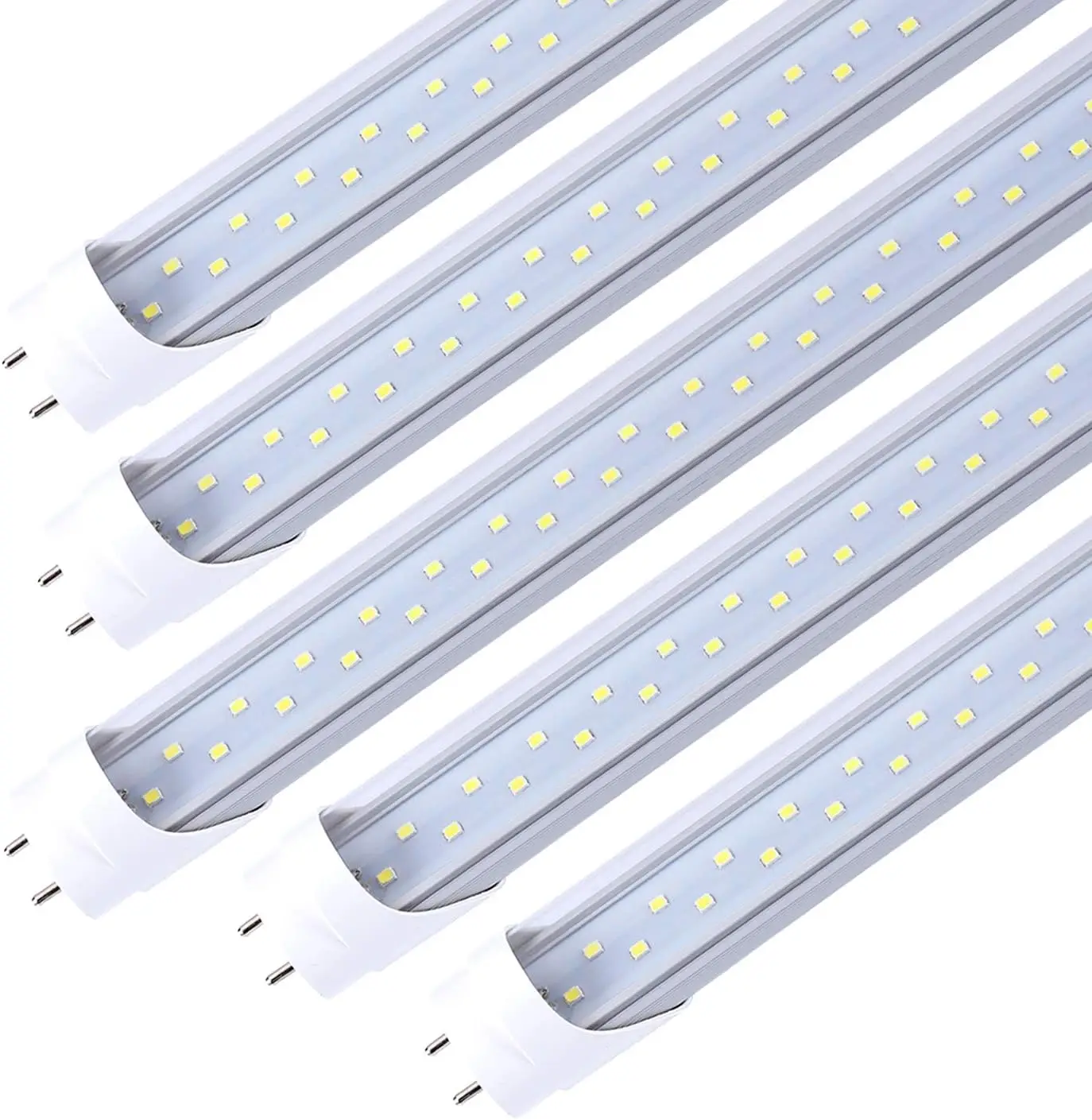 TRLIFE T8 LED Light Tubes 4FT, 28W 5000K Daylight White 4FT LED Light Bulbs, 4 FT Fluorescent Fixture, Dual-end Powered(50 Pack)