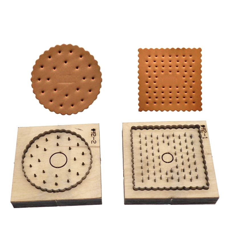 First Peak Handmade Leather Knife Mold Cookie Coaster Handmade Leather Laser Knife Mold Can Be DIY