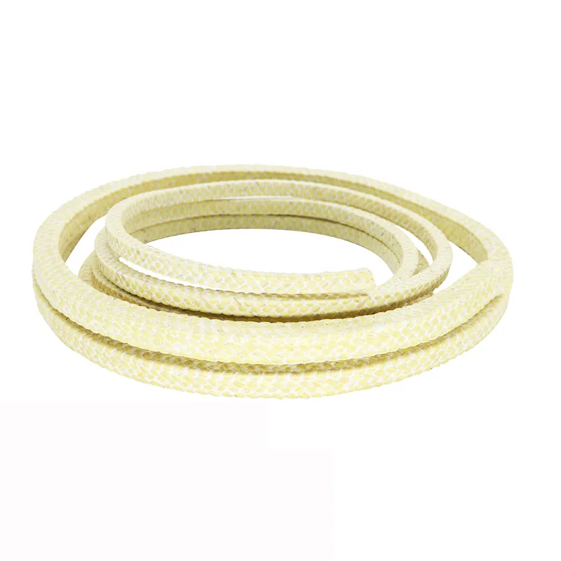 1 M Aramid Fiber Braid Rope High Temperature Resistance High Speed Pump Shaft Seal Packing Ring For Valves Rotating Machinery