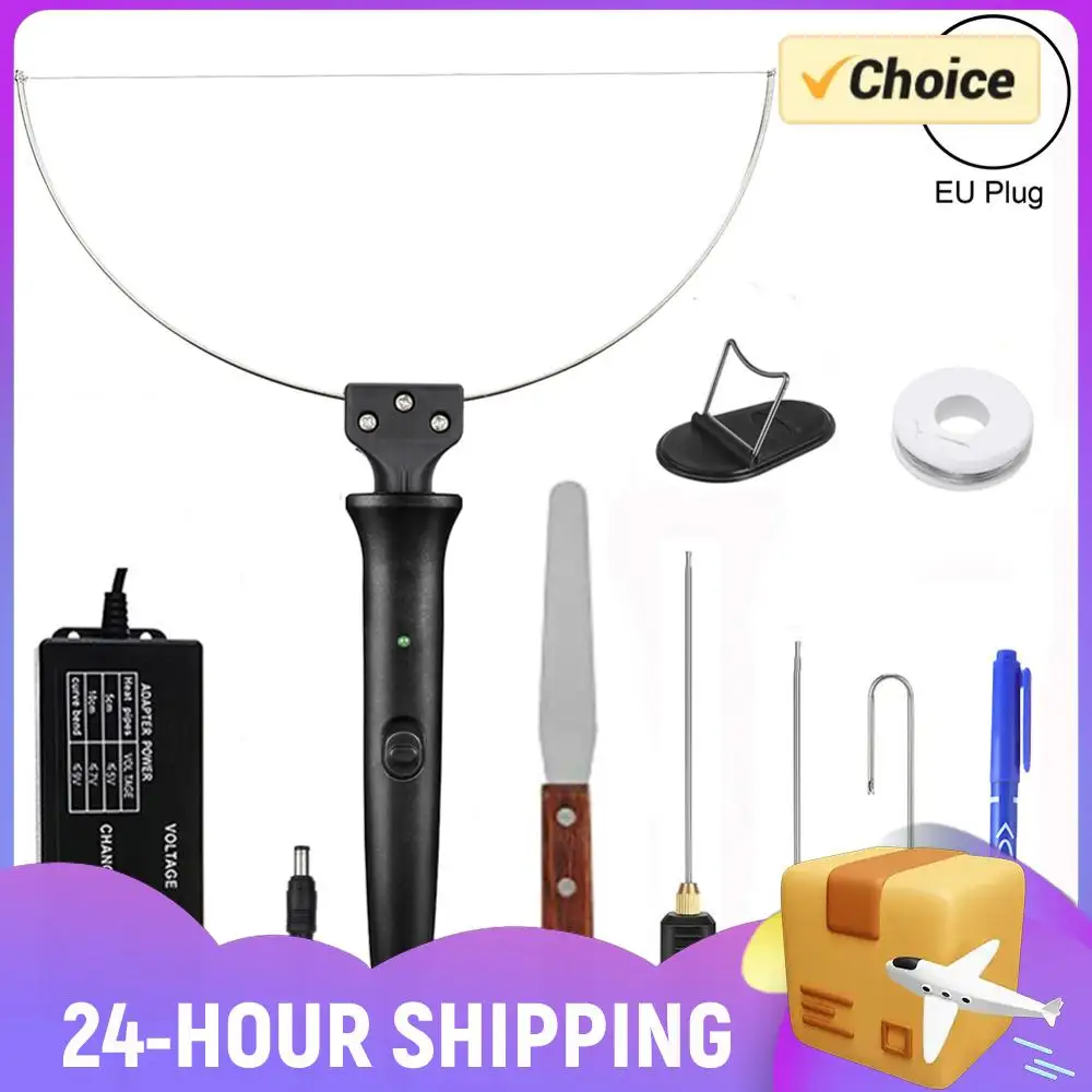 

Набор из 10 электрических граверов для пенопласта с цифровым термостатом и дисплеем, 100-300 градусов ℃ Регулируемый 0-27 Вт для резьбы по пенопласту