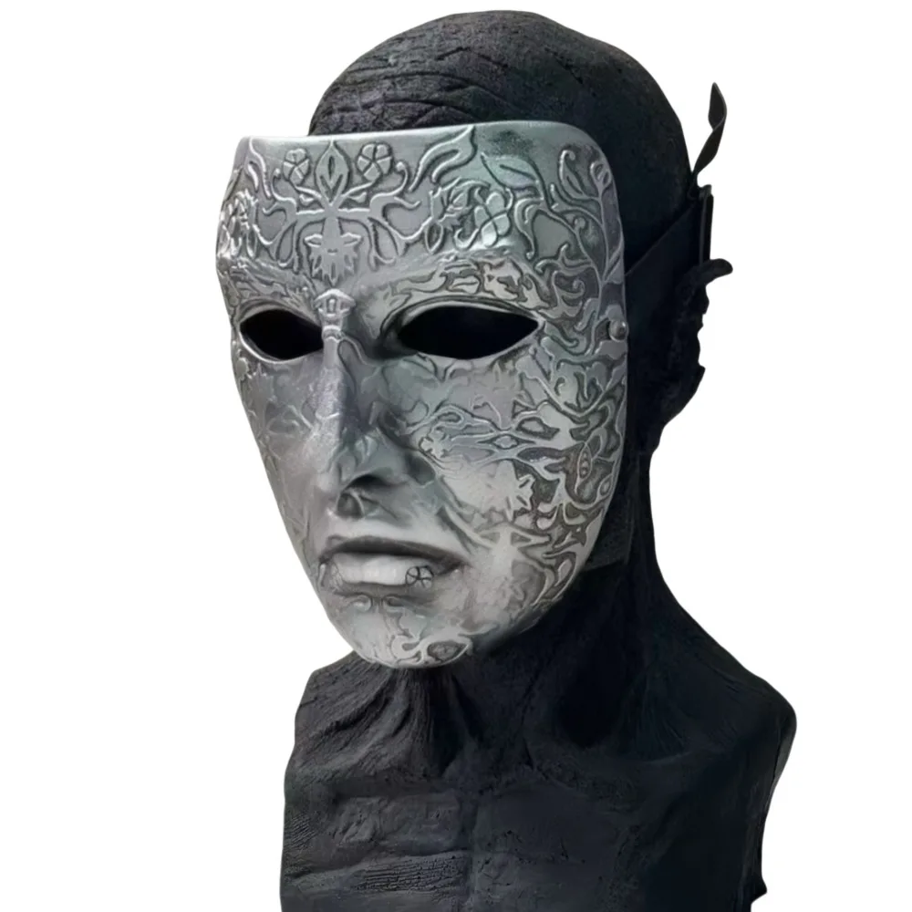 

Halloween masks Easter Baldwin IV cosplay handmad in resin craft masks