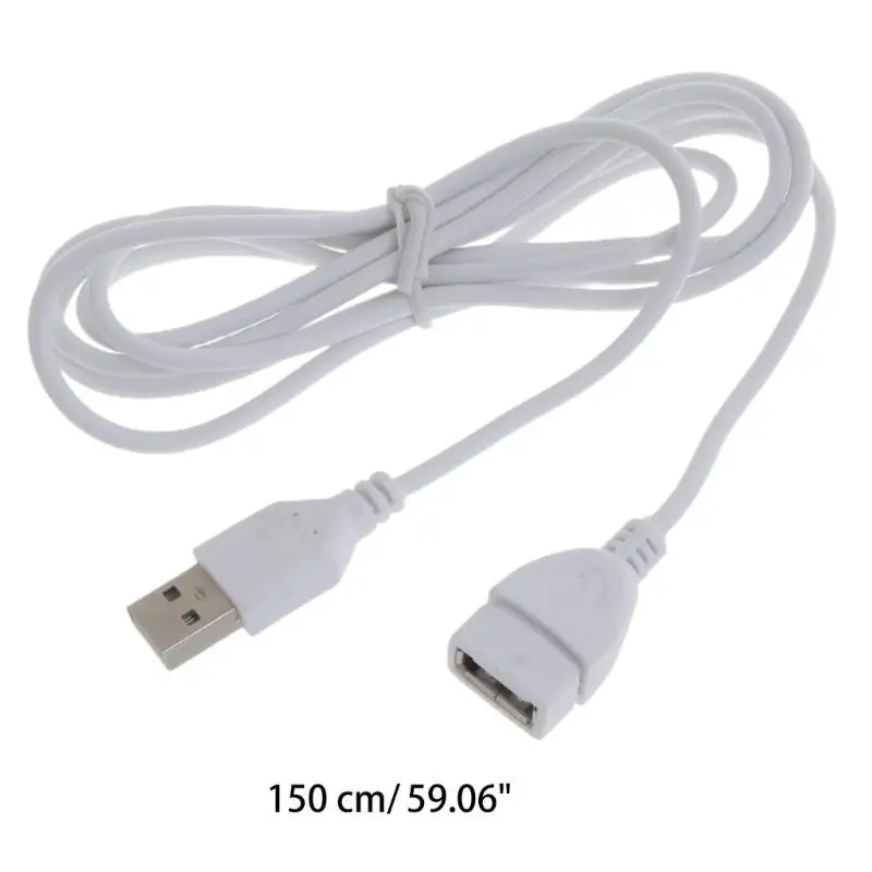 652F 1,5m USB Extensão carregamento carregamento para ventilador USB Lâmpada LED USB