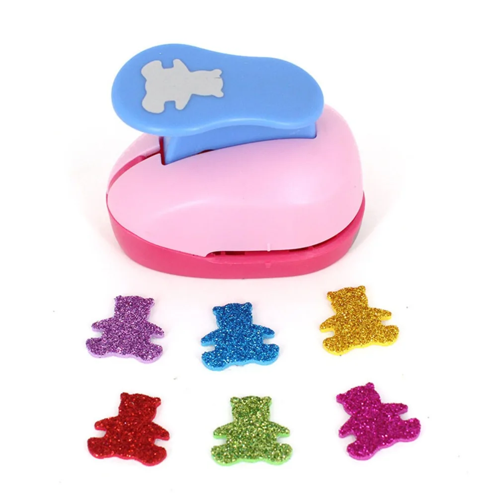 

Creative Plastic Paper Hole Punch Different Shapes Hole Punch Multicolored Punch Set Mini Cutter Scrapbooking