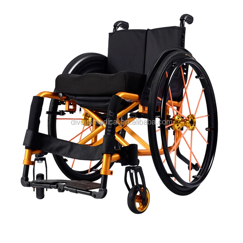 Health Care Products Foldable Sport Manual Wheelchair Active Wheelchairs for the Elderly and Disabled