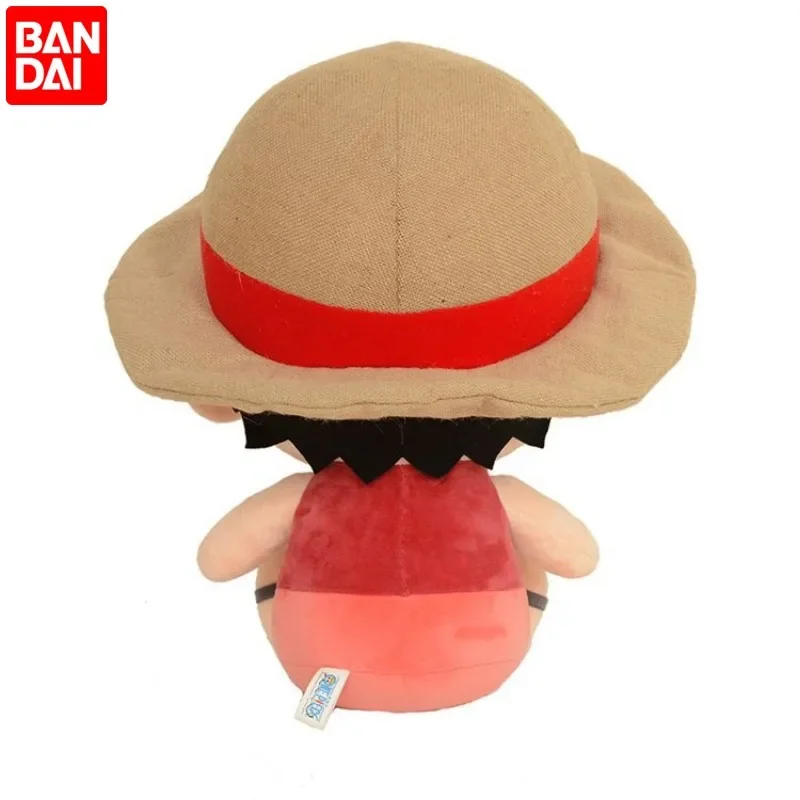 Bandai One Piece Plush Doll Zoro Luffy Chopper Cute 25cm Stuffed Toys Anime Peripheral Bedroom Desk Decoration Kids Gifts