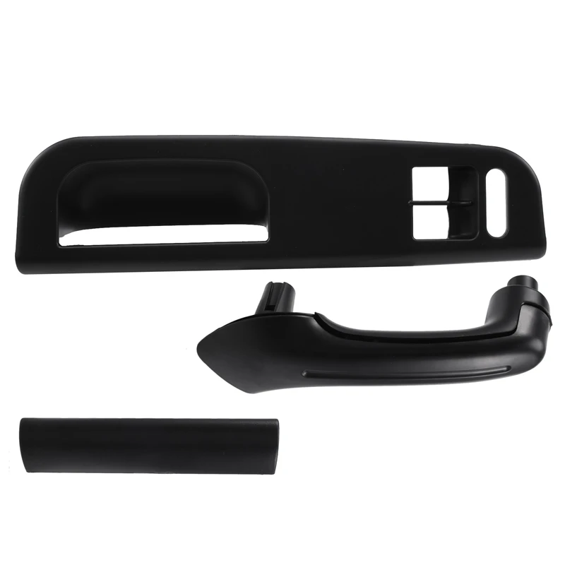 2X Door Black Pull Grab Handle For Golf 4 Passat Access Handle Inside Door Panel Handles