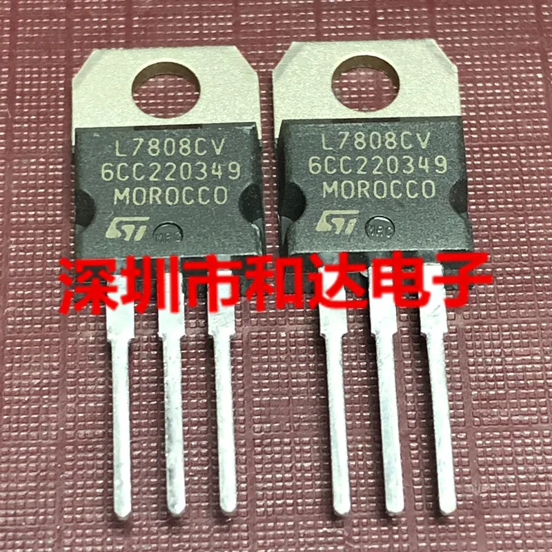 10 pezzi L7808CV 8 V 1,5 A