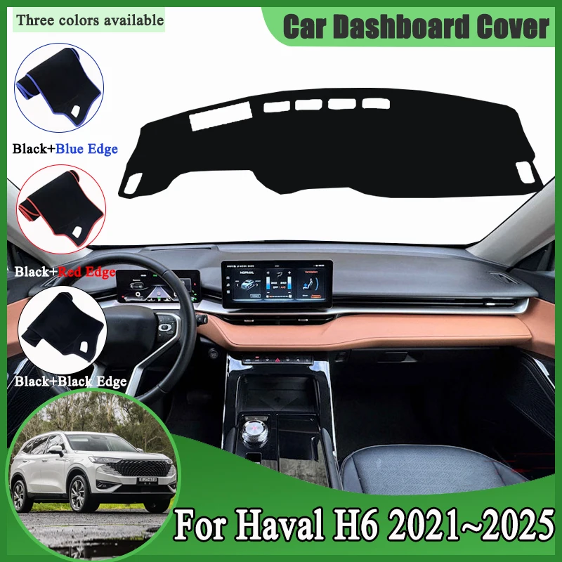 

For GWM Haval H6 Accessories HEV PHEV 2021~2023 2024 2025 Car Dashboard Cover Dash Mat Dashmat Dash Board Pad Sun Shade Carpet