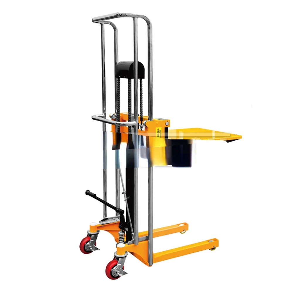 400kg Manual Electric Hydraulic Forklift Lifting Stacker Small Loading and Unloading Truck Cylinder Forklift Lifting Car