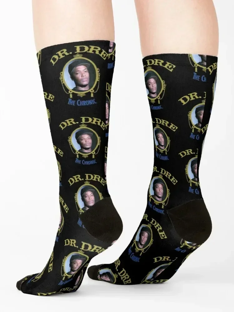 Dr Dre The Chronic Album Cover Socks Novelties لطيف سعيد الرياضة والترفيه المرأة الجوارب الرجالية