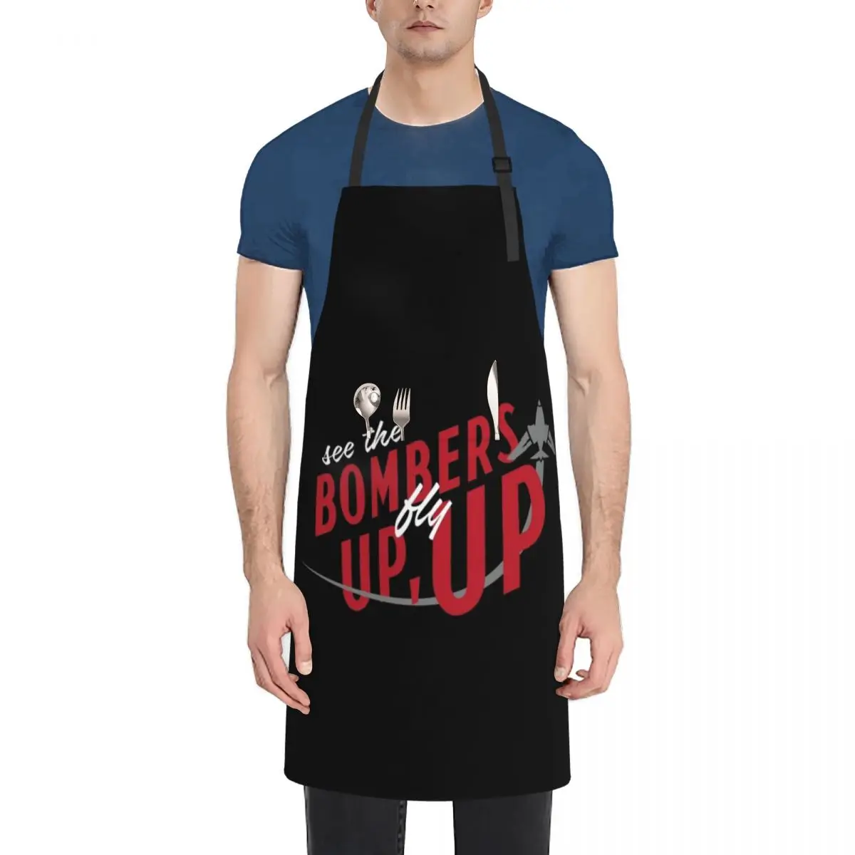 

See the Bombers Fly Up Apron Chef Uniform Kitchens Accessories Women Kitchen'S Kitchenware Apron